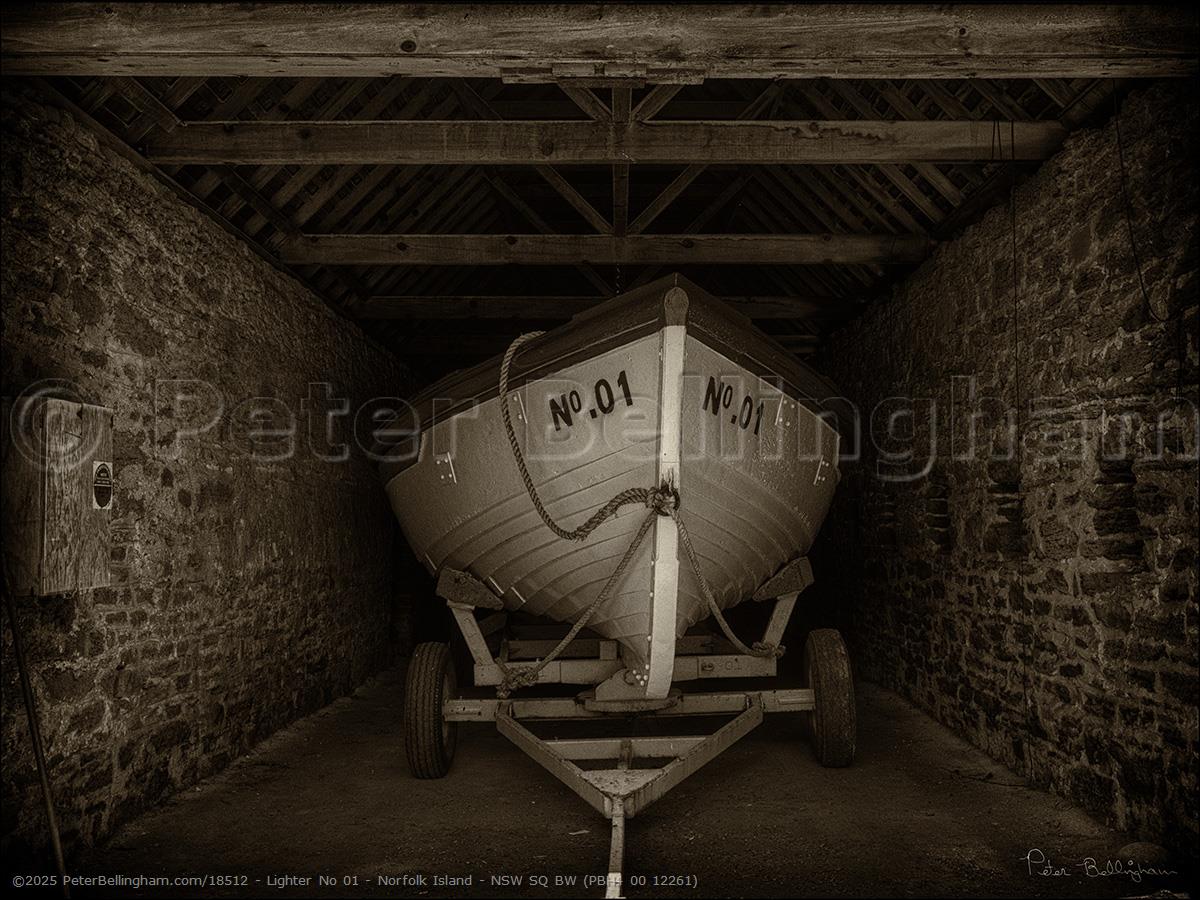 Peter Bellingham Photography Lighter No 01 - Norfolk Island - NSW SQ BW (PBH4 00 12261)